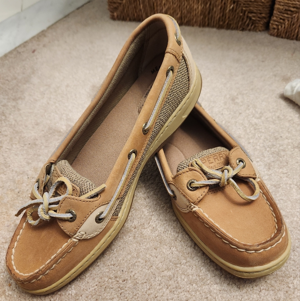 Sperry Angelfish Tan Boat Shoes / Topsiders
